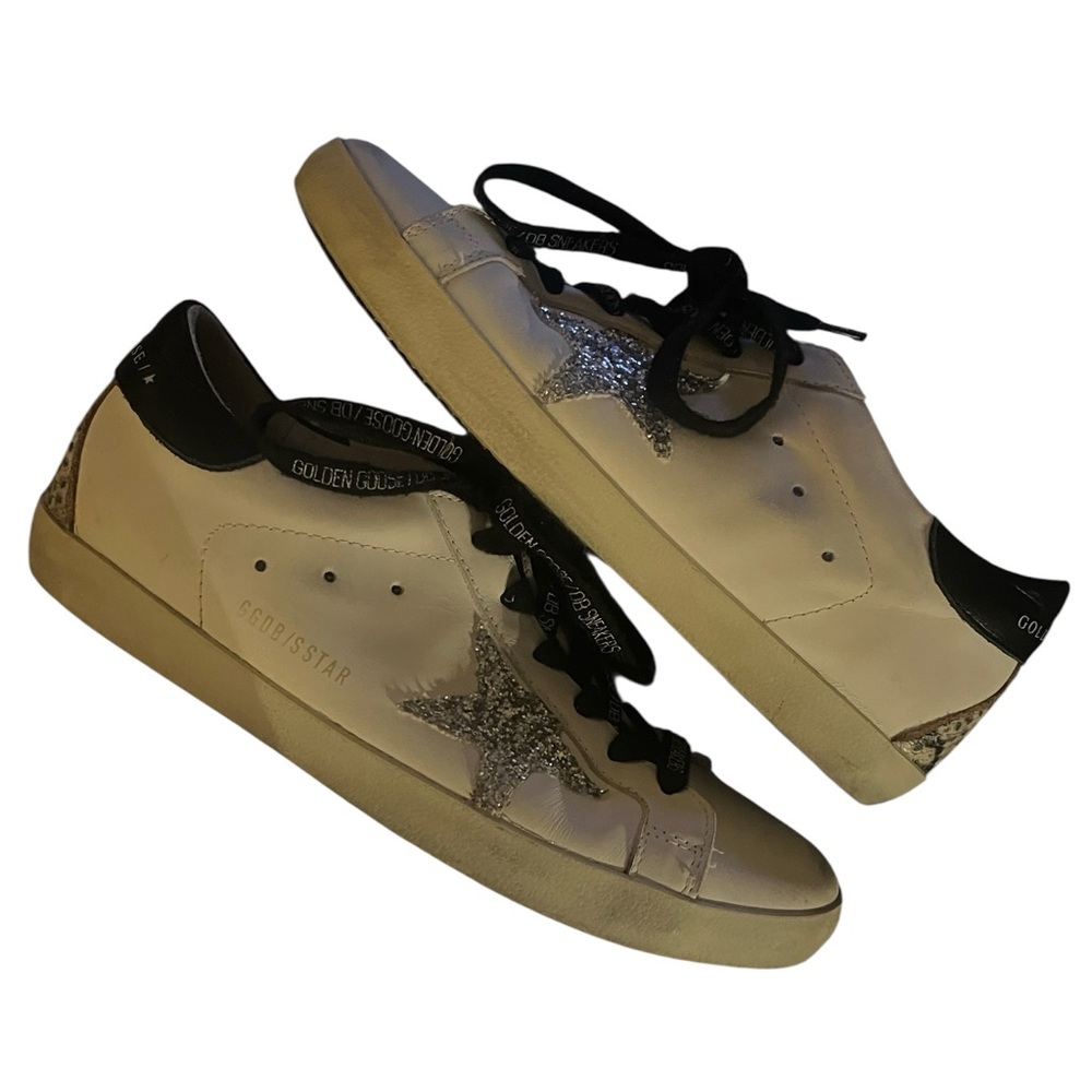 Golden Goose Sneakers with Glitter Star